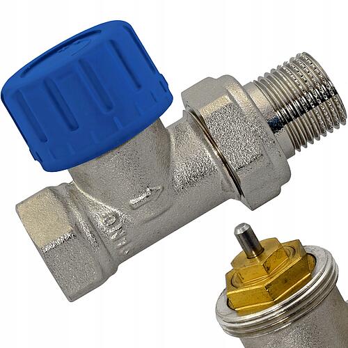 VTE-12S Zawór termostatyczny 1/2" grzejnikowy zasilający