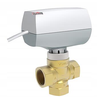 VDN253+ST-10, Zawór 3-drogowy 1"+siłownik ESCO ST-10 230V