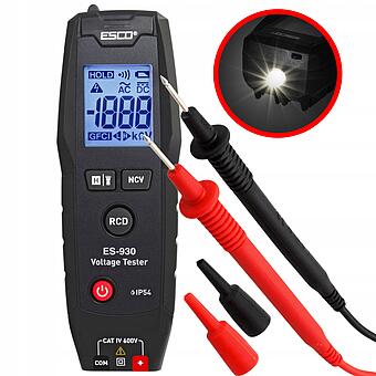 ES-930, Miernik, tester napięcia z wyświetlaczem LCD