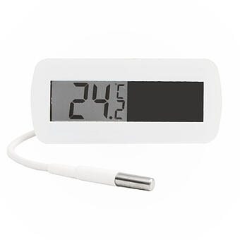 DST30, Termometr elektroniczny z wyświetlaczem LCD zasilany z wbudowanej baterii słonecznej