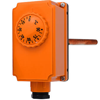 WPR90GE, Termostat w obudowie