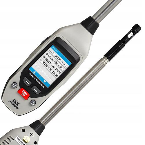 DT-93HW Anemometr z pamięcią