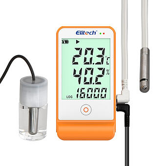 GSP-6, Rejestrator temperatury i wilgotności z wyświetlaczem LCD.