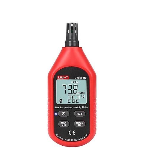 UT333BT Termo-higrometr, miernik temperatury i wilgotności powietrza z aplikacją na telefon