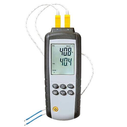 DT-3891F Dwukanałowy miernik temperatury do współpracy z termoparami typu K oraz J