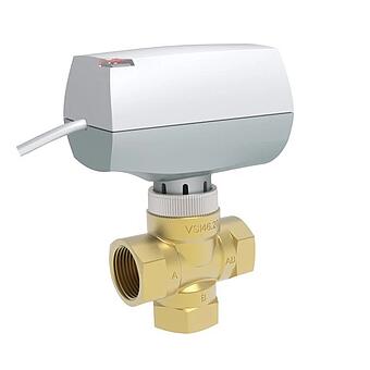 VDN-203, Zawór 3 drogowy z siłownikiem, z napędem elektrycznym 3/4"