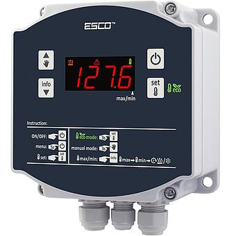 DC20H (hermetyczny), Dwukanałowy regulator temperatury