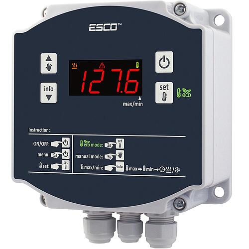 DC20H (hermetyczny) dwukanałowy regulator temperatury