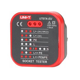 UT07A, Tester gniazdek sieciowych 230V