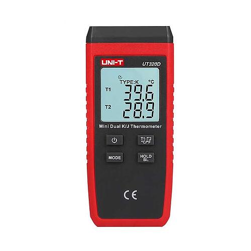 UT320D Miernik temperatury do współpracy z sondami J i K