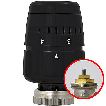 LOFT-B, Głowica regulator pokrętło M30 grzejnik kaloryfer
