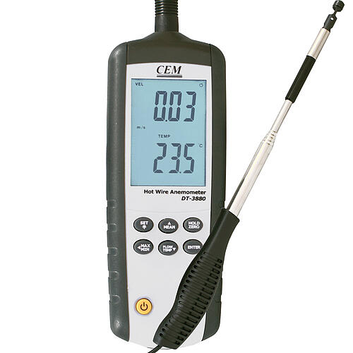 DT-3880 Anemometr, sonda cieplno-oporowa