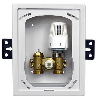 RTL-4 kasetowy ogranicznik temperatury 3/4", RTL + zawór 3/4" z wkładką UBG